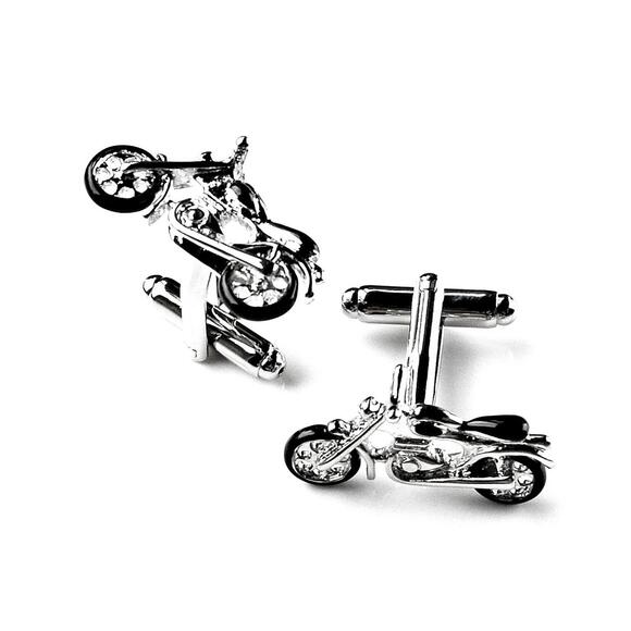 Motorcycle Cufflinks - Picture 2 of 4